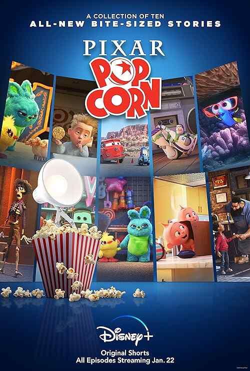 Pixar Popcorn poster