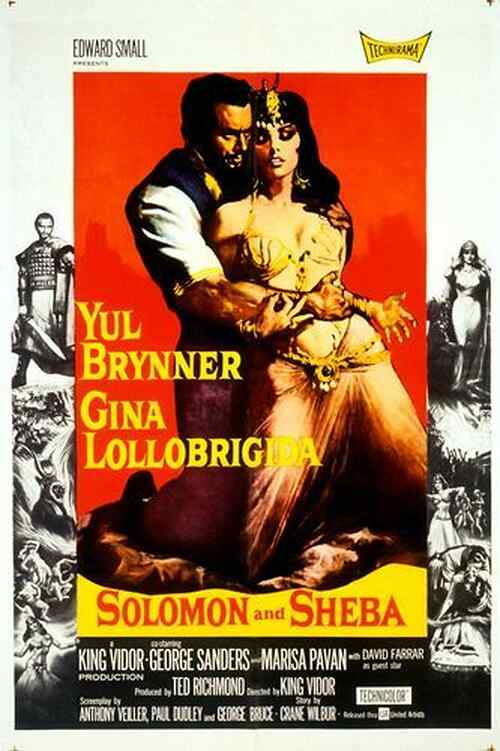 Solomon and Sheba poster