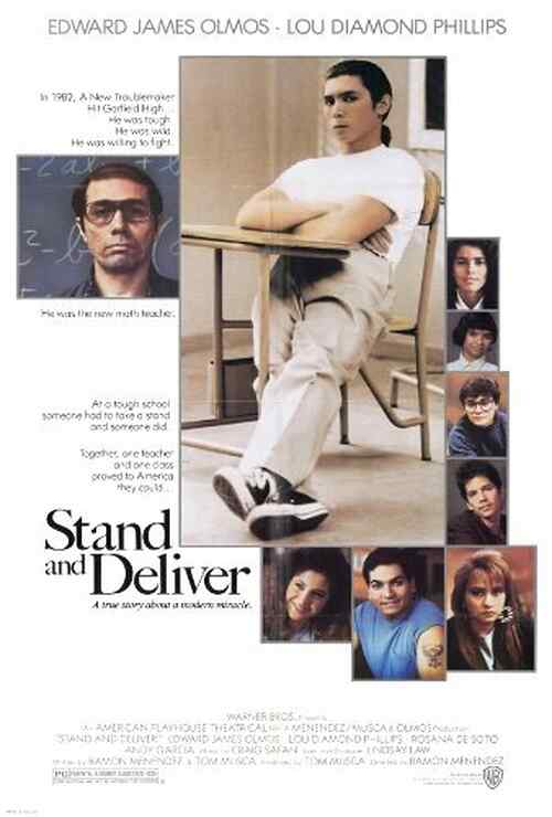 Stand and Deliver poster