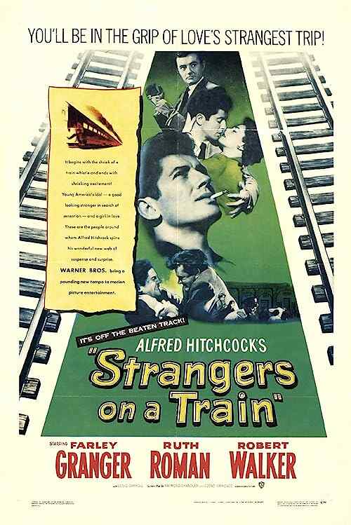 Strangers on a Train poster