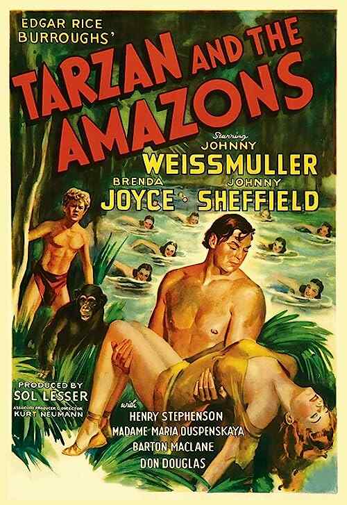 Tarzan and the Amazons poster