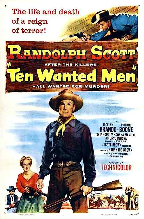 Ten Wanted Men poster