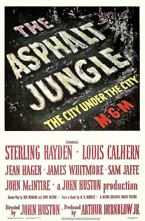 The Asphalt Jungle poster