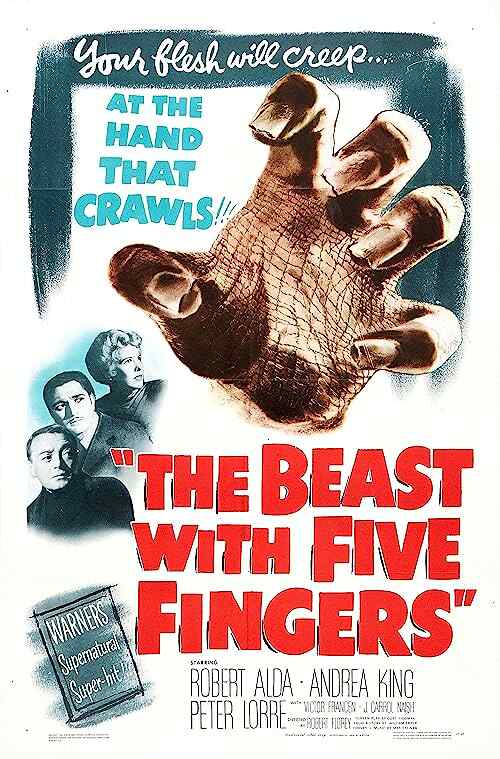 The Beast with Five Fingers poster
