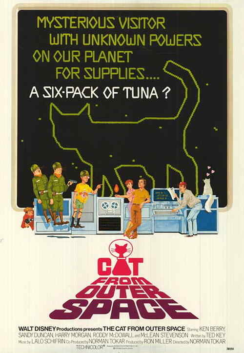 The Cat from Outer Space poster
