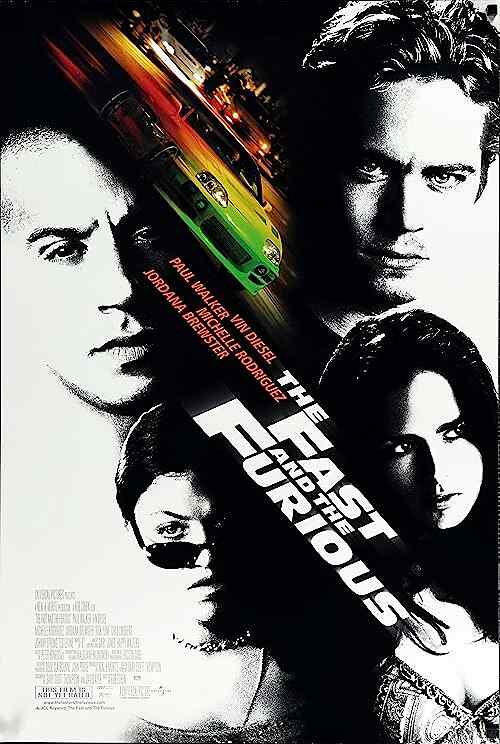 The Fast and the Furious poster