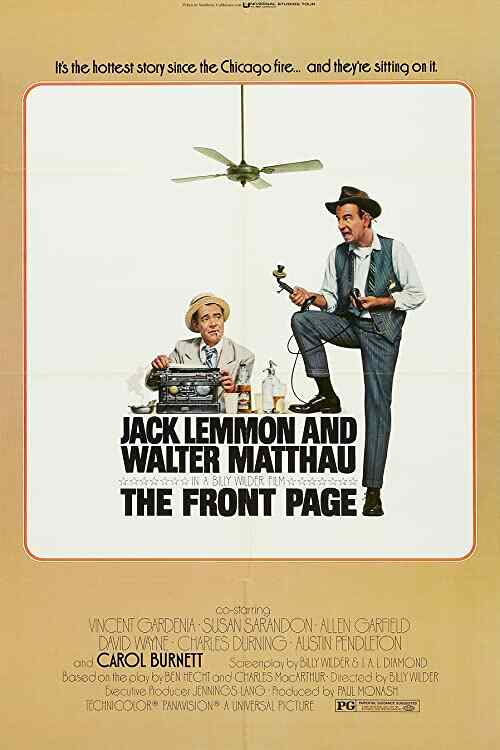 The Front Page poster