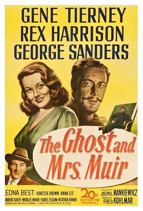 The Ghost and Mrs  Muir poster