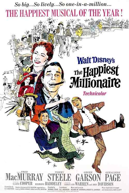 The Happiest Millionaire poster