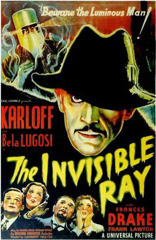 The Invisible Ray poster
