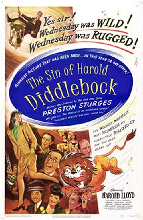 The Sin of Harold Diddlebock poster