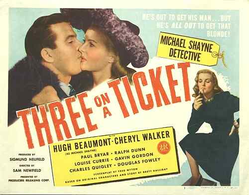 Three on a Ticket poster