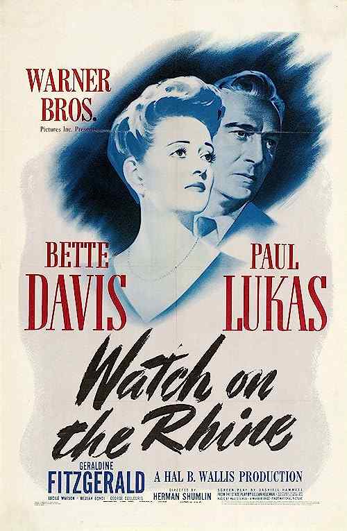 Watch on the Rhine poster