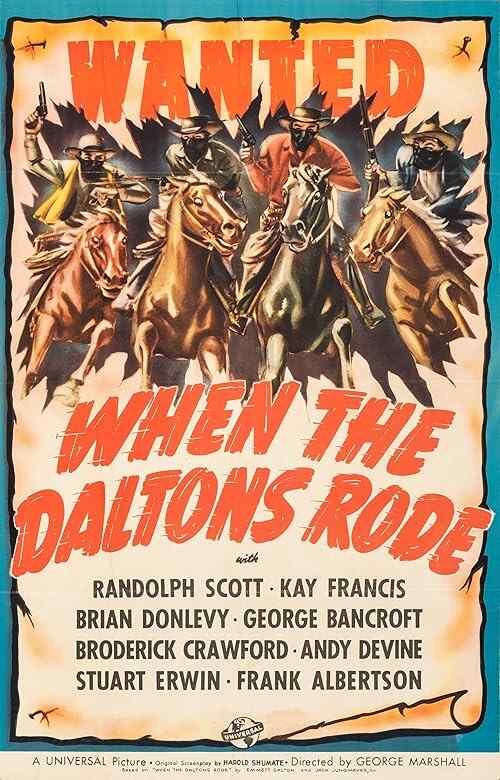 When the Daltons Rode poster
