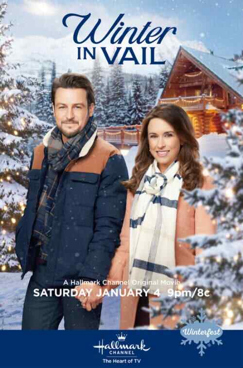 Winter in Vail poster